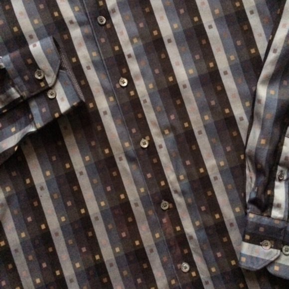 BUGATCHI UOMO Men's Classic Fit Long Sleeve Button Down - Picture 8 of 8